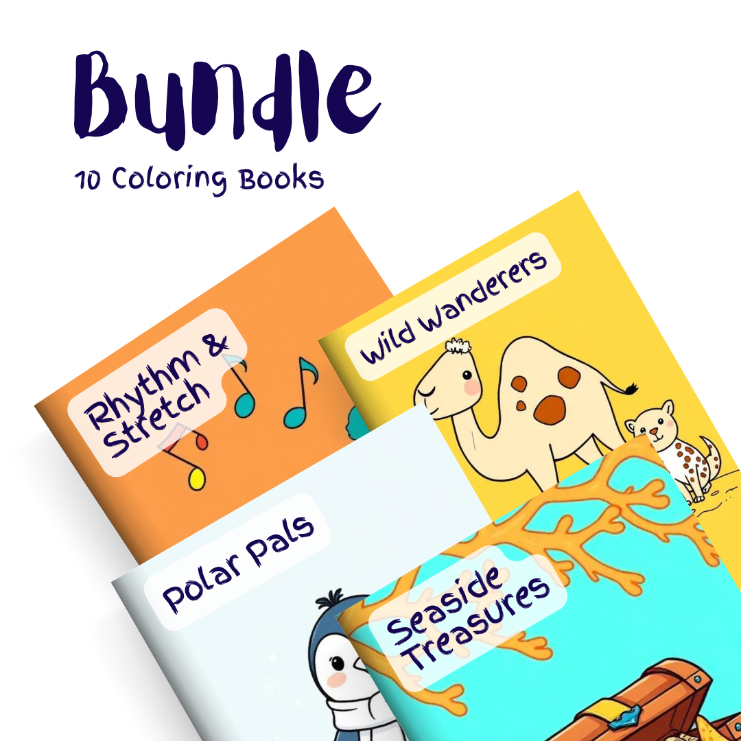 Ocean & Adventure Bundle – 10 Coloring Books